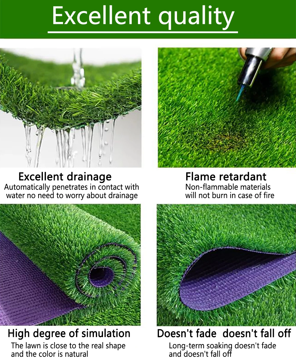 Comfortable Artificial Plant Grass High-Quality Simulation Football Artificial Turf