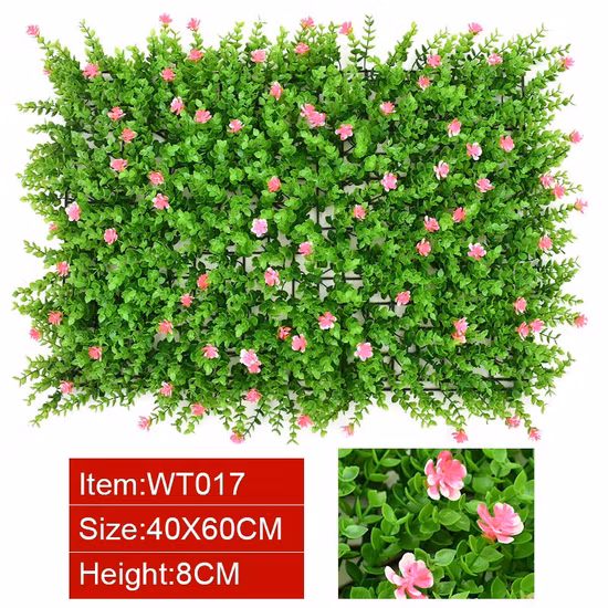 Моделирование растительной стены Зеленое растение Фоновая стена Милан Пластиковый искусственный газон